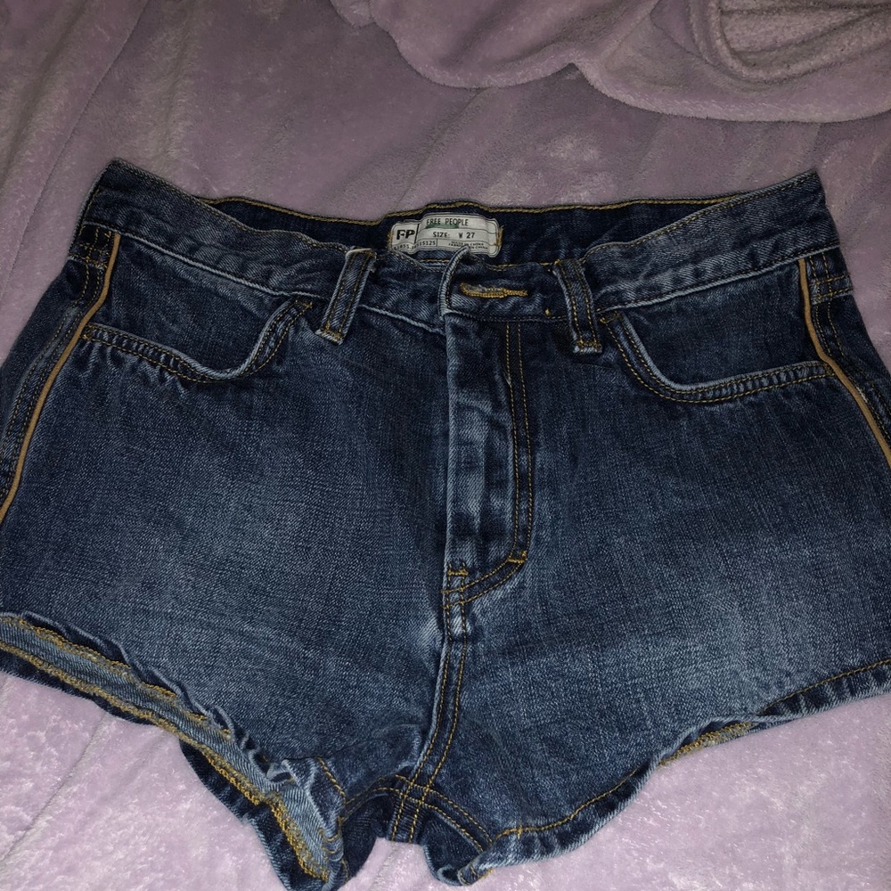Free People jean shorts